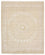 Orientalsk tæppe - 249 x 208 cm - lys beige