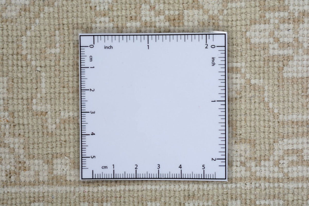 Orientalsk tæppe - 249 x 208 cm - lys beige