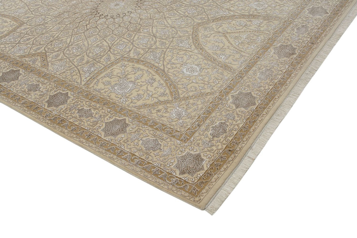 Orientalsk tæppe - 293 x 222 cm - mørk beige