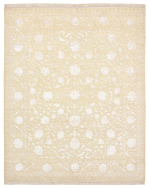 Orientalsk tæppe - 253 x 207 cm - lys beige