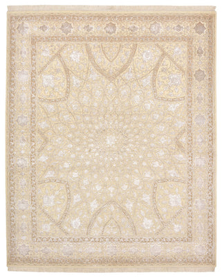 Orientalsk tæppe - 252 x 207 cm - mørk beige