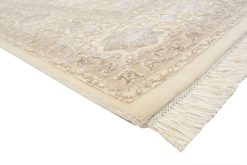Orientalsk tæppe - 252 x 207 cm - mørk beige