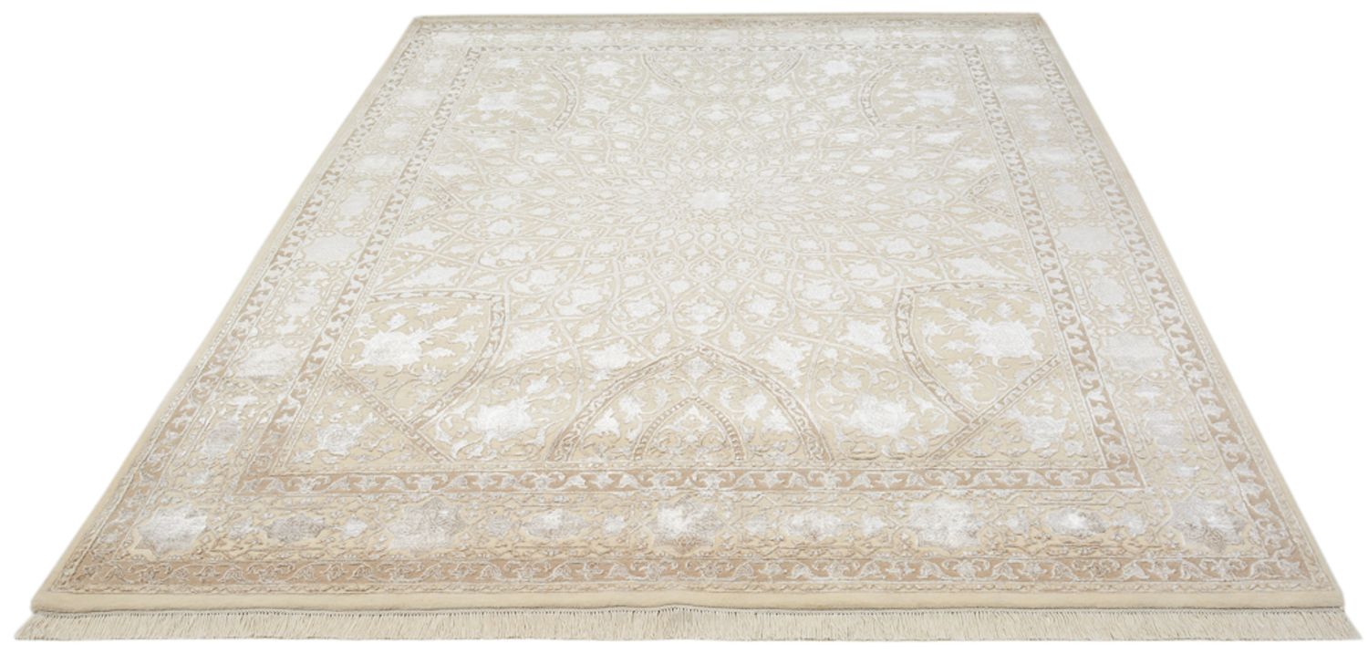 Orientalsk tæppe - 252 x 207 cm - mørk beige