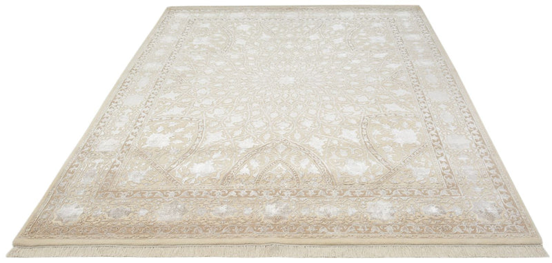 Orientalsk tæppe - 252 x 207 cm - mørk beige