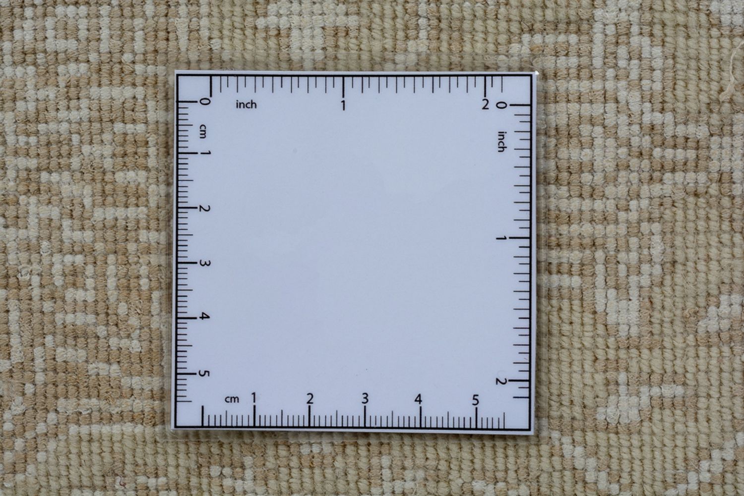 Orientalsk tæppe - 252 x 207 cm - mørk beige