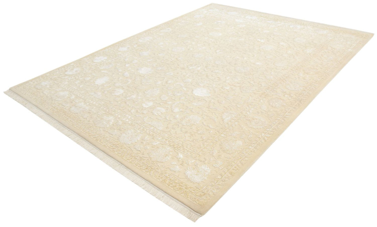 Orientalsk tæppe - 286 x 218 cm - lys beige