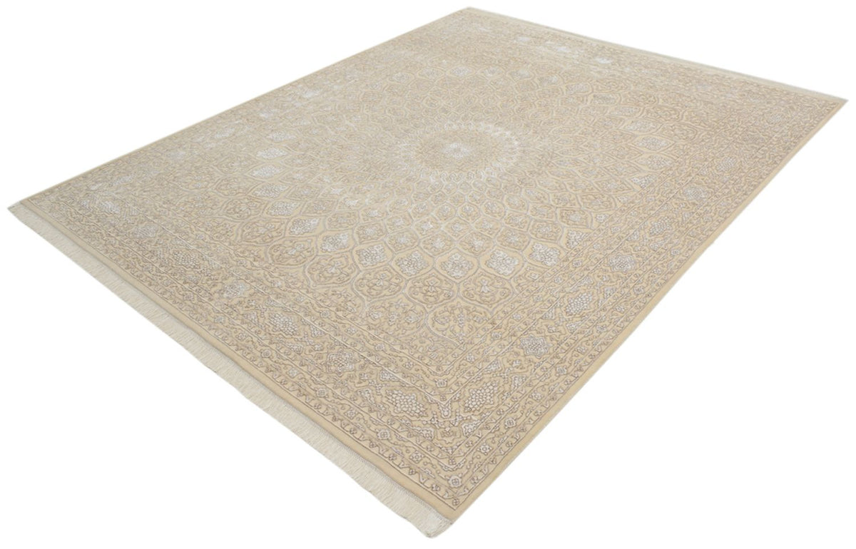 Orientalsk tæppe - 249 x 206 cm - mørk beige