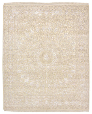 Orientalsk tæppe - 247 x 204 cm - mørk beige
