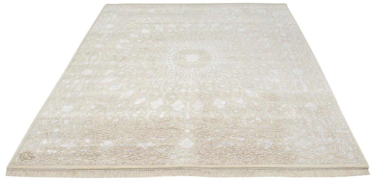 Orientalsk tæppe - 247 x 204 cm - mørk beige