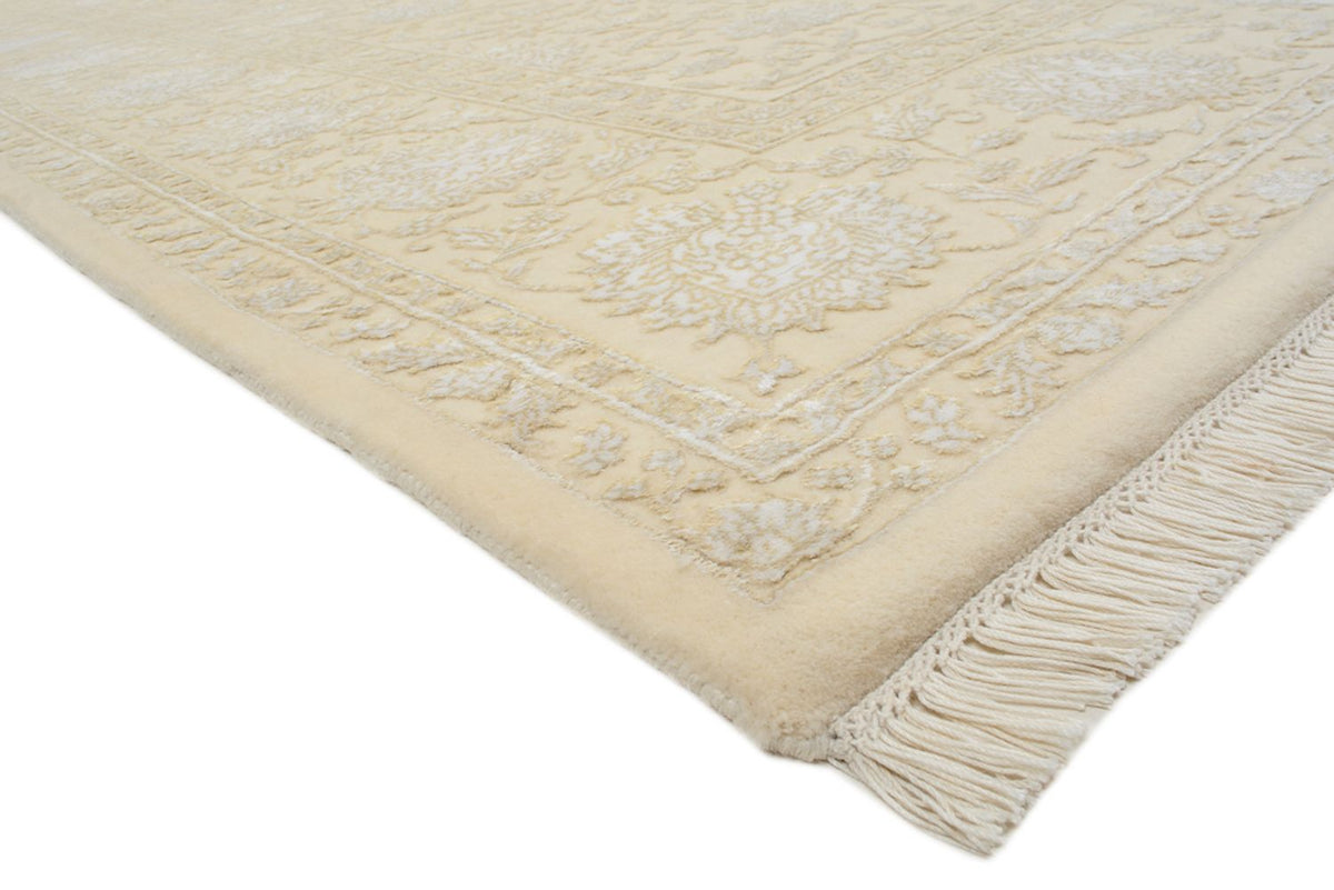 Orientalsk tæppe - 254 x 204 cm - lys beige