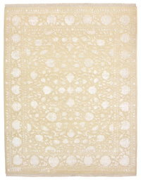 Orientalsk tæppe - 257 x 203 cm - lys beige