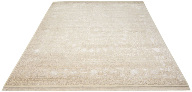 Orientalsk tæppe firkantet  - 304 x 301 cm - mørk beige