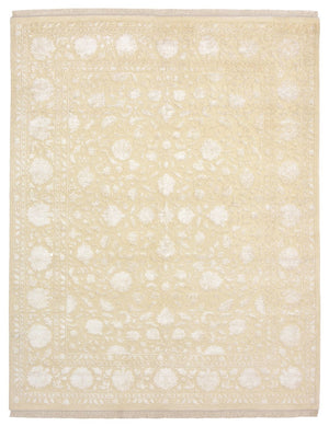 Orientalsk tæppe - 251 x 198 cm - mørk beige