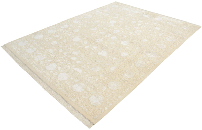 Orientalsk tæppe - 251 x 198 cm - mørk beige