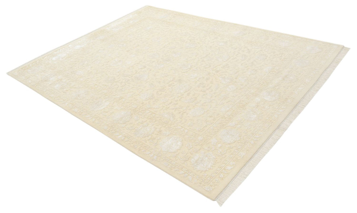 Orientalsk tæppe - 251 x 198 cm - mørk beige
