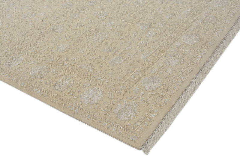 Orientalsk tæppe - 251 x 198 cm - mørk beige