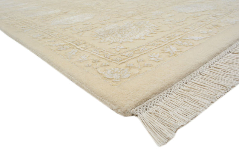 Orientalsk tæppe - 251 x 198 cm - mørk beige