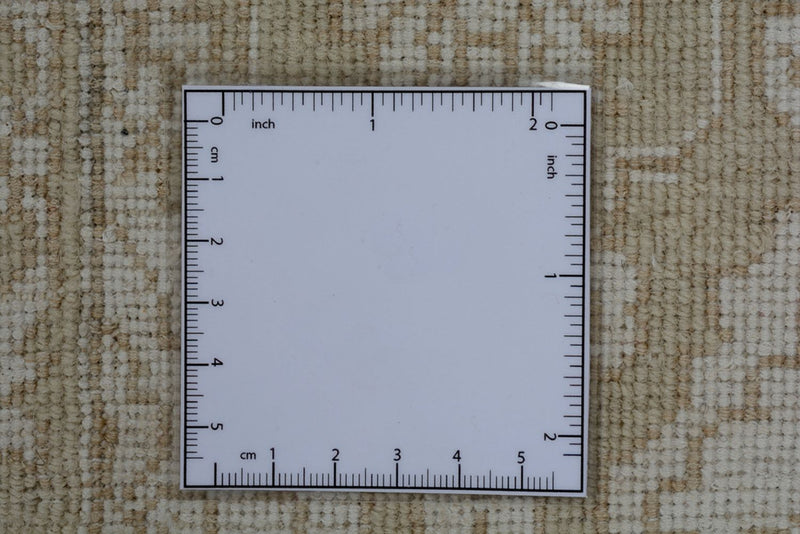 Orientalsk tæppe firkantet  - 246 x 245 cm - mørk beige