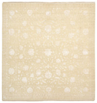 Orientalsk tæppe firkantet  - 309 x 301 cm - lys beige