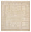 Orientalsk tæppe firkantet  - 251 x 249 cm - mørk beige
