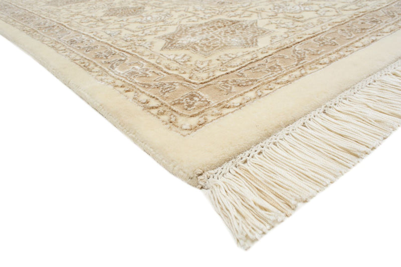 Orientalsk tæppe firkantet  - 251 x 249 cm - mørk beige