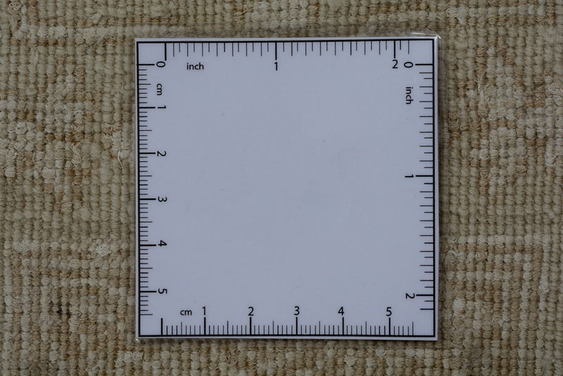 Orientalsk tæppe firkantet  - 251 x 249 cm - mørk beige
