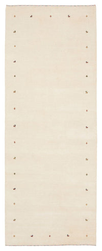 Løber Gabbeh-tæppe - Loribaft Indus - 334 x 128 cm - creme