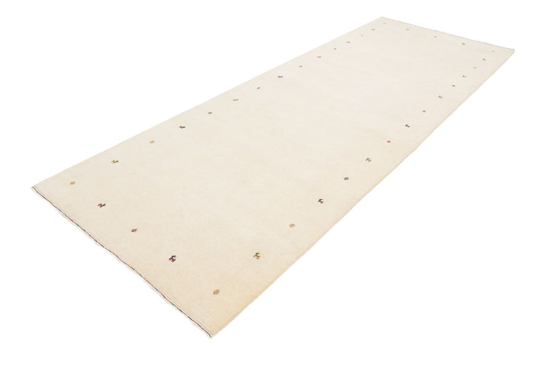 Løber Gabbeh-tæppe - Loribaft Indus - 334 x 128 cm - creme