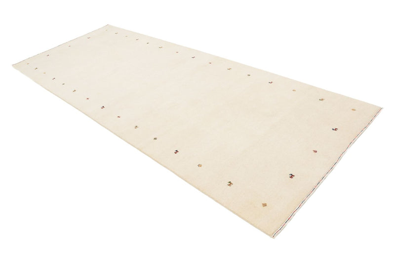 Løber Gabbeh-tæppe - Loribaft Indus - 334 x 128 cm - creme