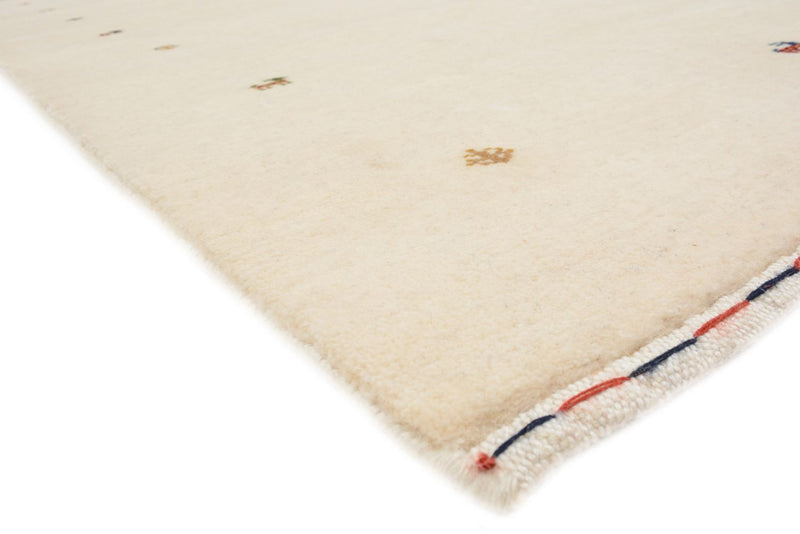 Løber Gabbeh-tæppe - Loribaft Indus - 334 x 128 cm - creme