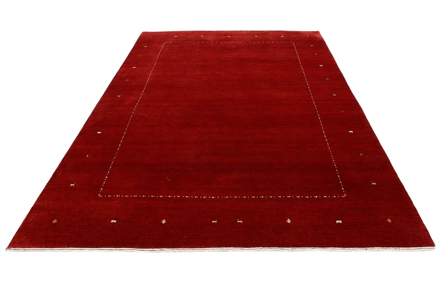 Gabbeh-tæppe - Loribaft Indus - 305 x 208 cm - rød