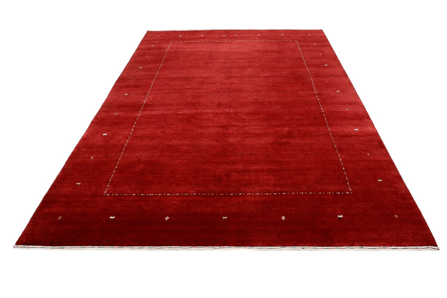 Gabbeh-tæppe - Loribaft Indus - 305 x 208 cm - rød