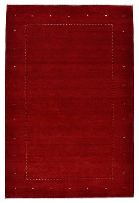 Gabbeh-tæppe - Loribaft Indus - 302 x 204 cm - rød
