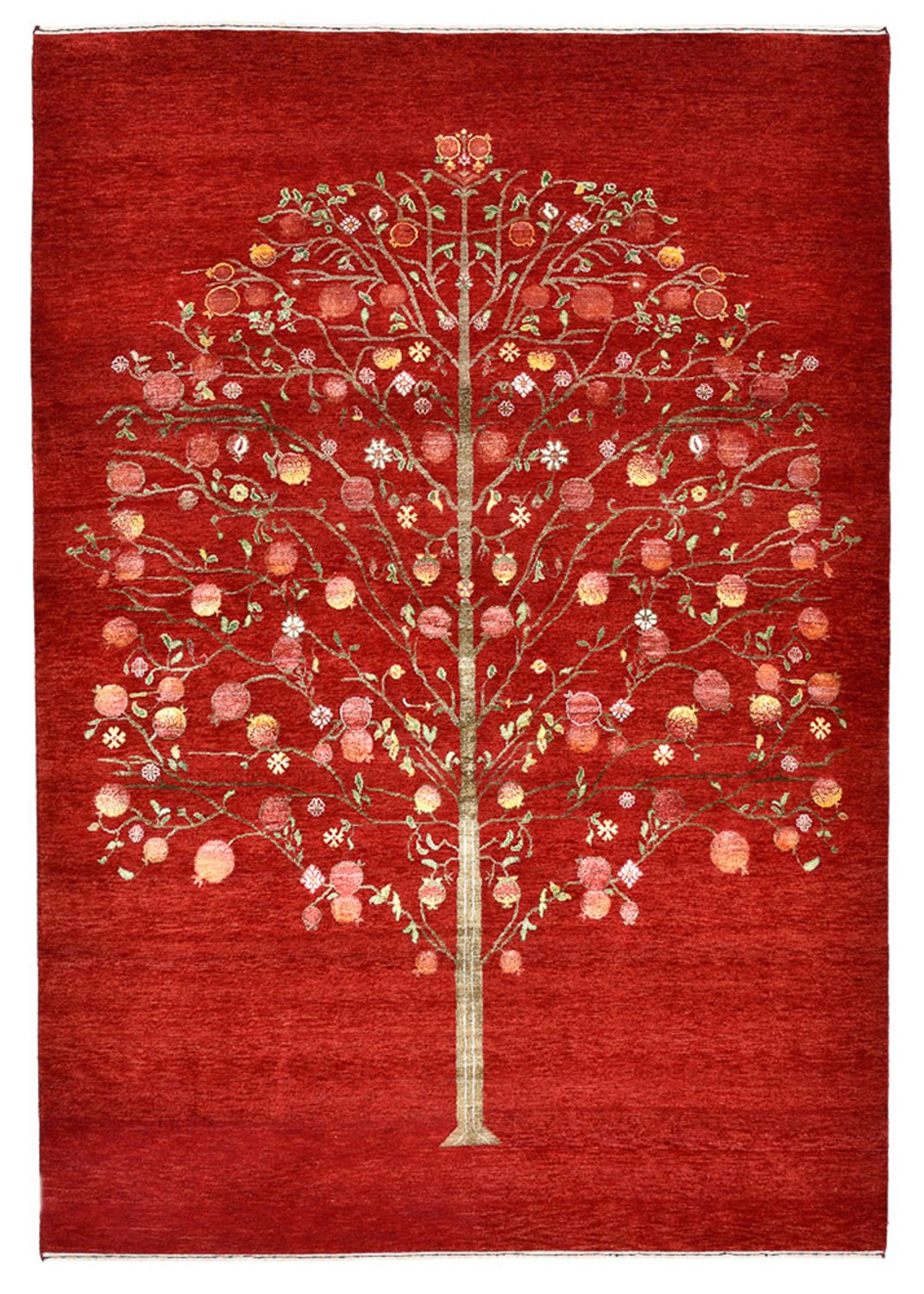 Gabbeh-tæppe - Loribaft Indus - 245 x 173 cm - rød