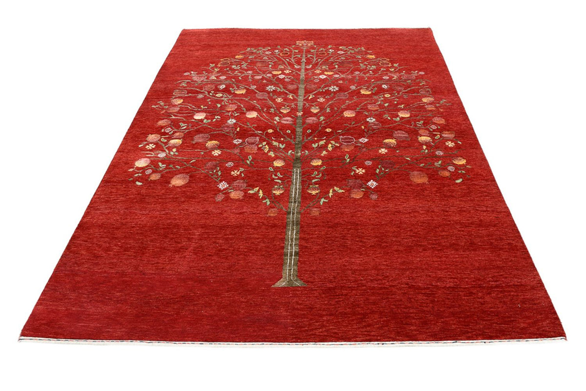 Gabbeh-tæppe - Loribaft Indus - 245 x 173 cm - rød