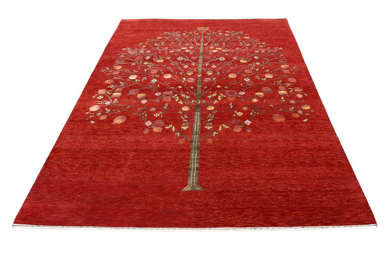 Gabbeh-tæppe - Loribaft Indus - 245 x 173 cm - rød