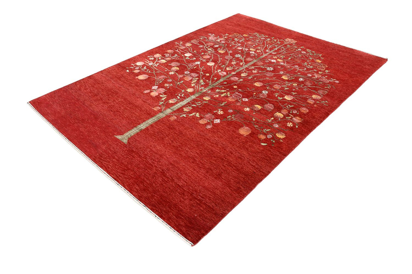 Gabbeh-tæppe - Loribaft Indus - 245 x 173 cm - rød
