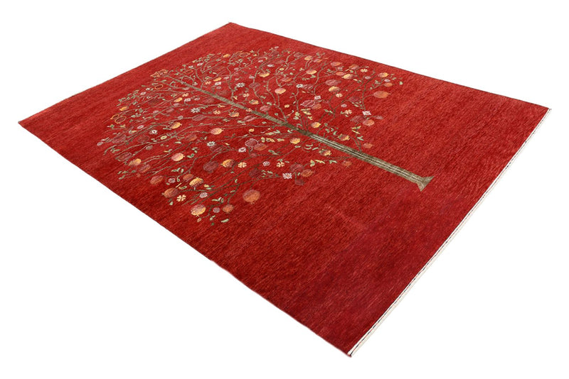 Gabbeh-tæppe - Loribaft Indus - 245 x 173 cm - rød