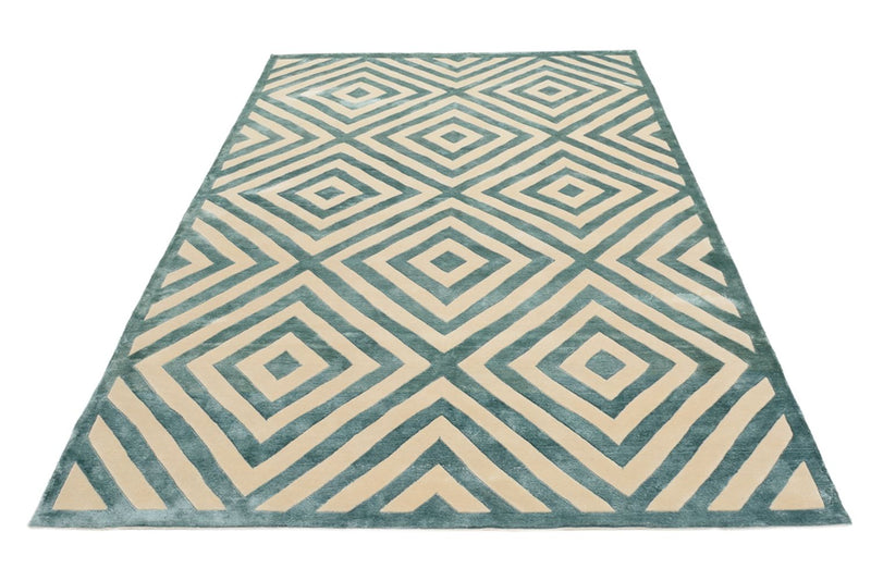 Designer tæppe - 248 x 170 cm - flerfarvet