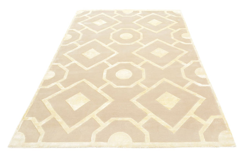 Designer tæppe - 240 x 170 cm - mørk beige