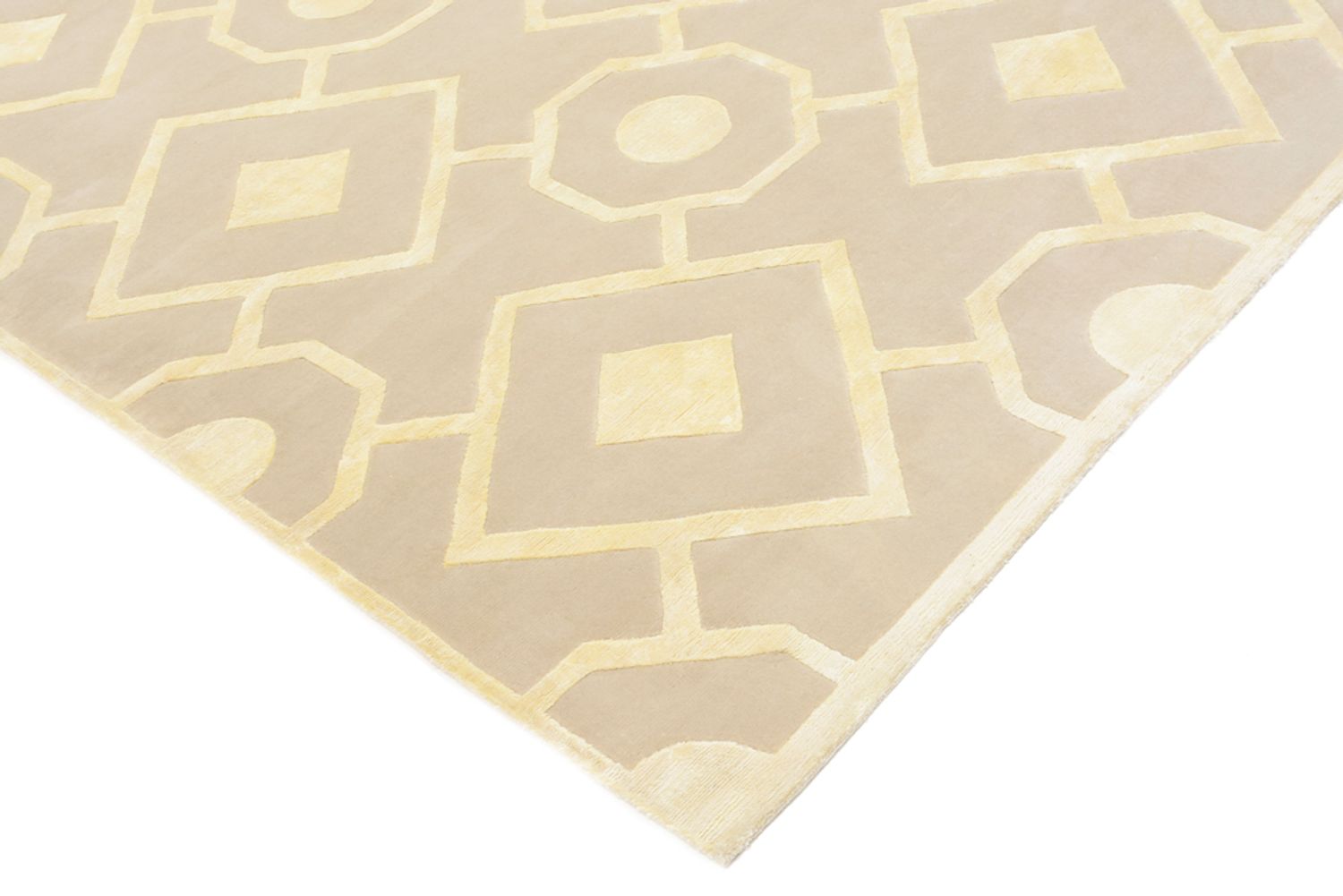 Designer tæppe - 240 x 170 cm - mørk beige