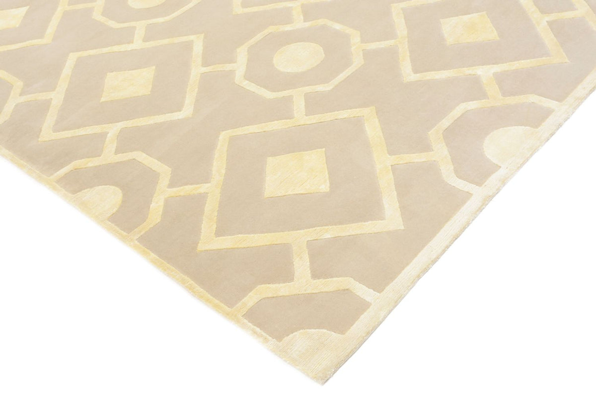 Designer tæppe - 240 x 170 cm - mørk beige