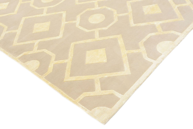 Designer tæppe - 240 x 170 cm - mørk beige