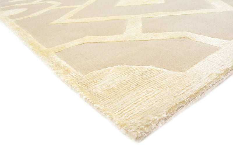 Designer tæppe - 240 x 170 cm - mørk beige