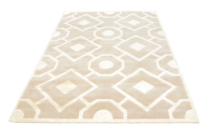 Designer tæppe - 240 x 170 cm - mørk beige