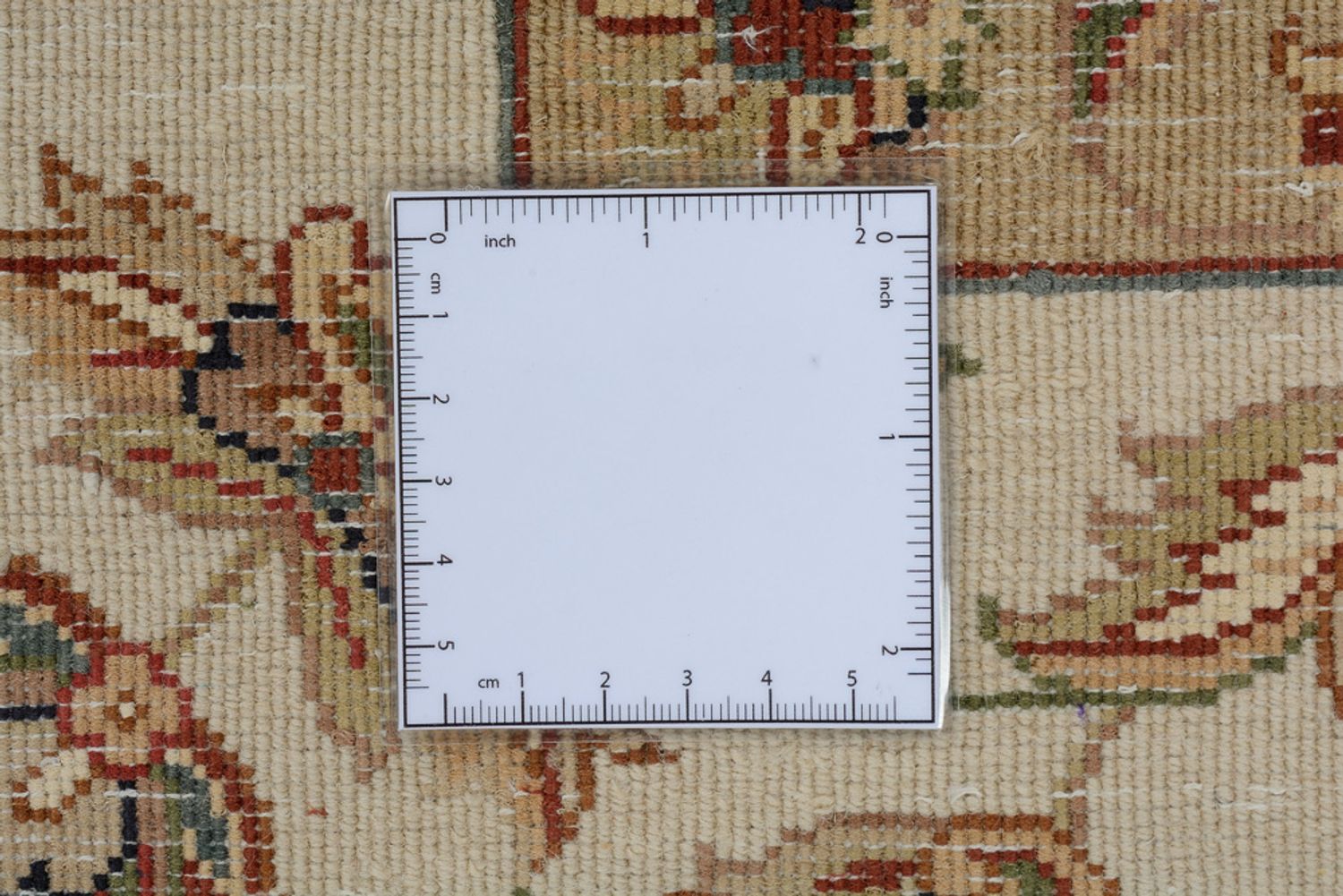 Orientalsk tæppe - Tabriz - 305 x 217 cm - lys beige