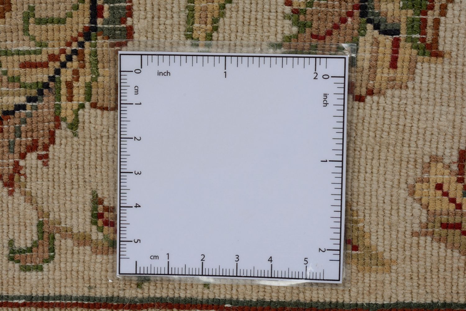 Orientalsk tæppe - Tabriz - 241 x 167 cm - lys beige