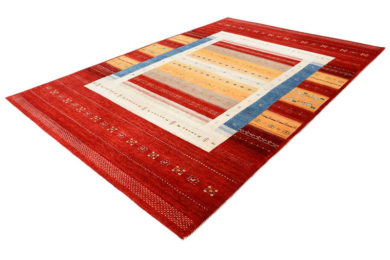 Gabbeh-tæppe - Loribaft Indus firkantet  - 251 x 248 cm - flerfarvet