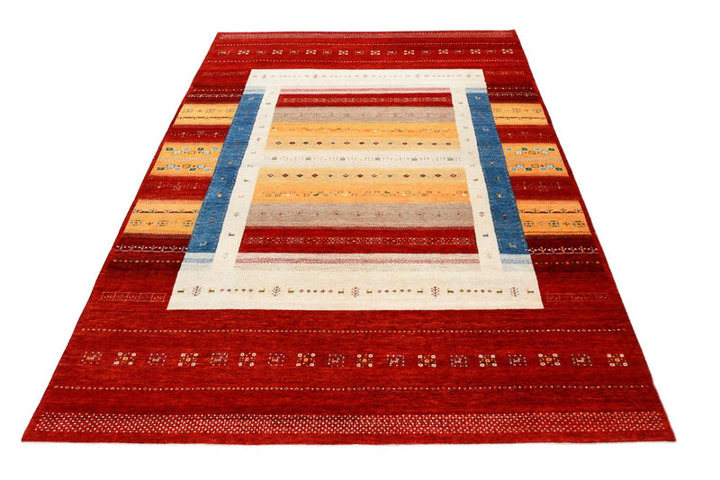 Gabbeh-tæppe - Loribaft Indus - 349 x 248 cm - flerfarvet