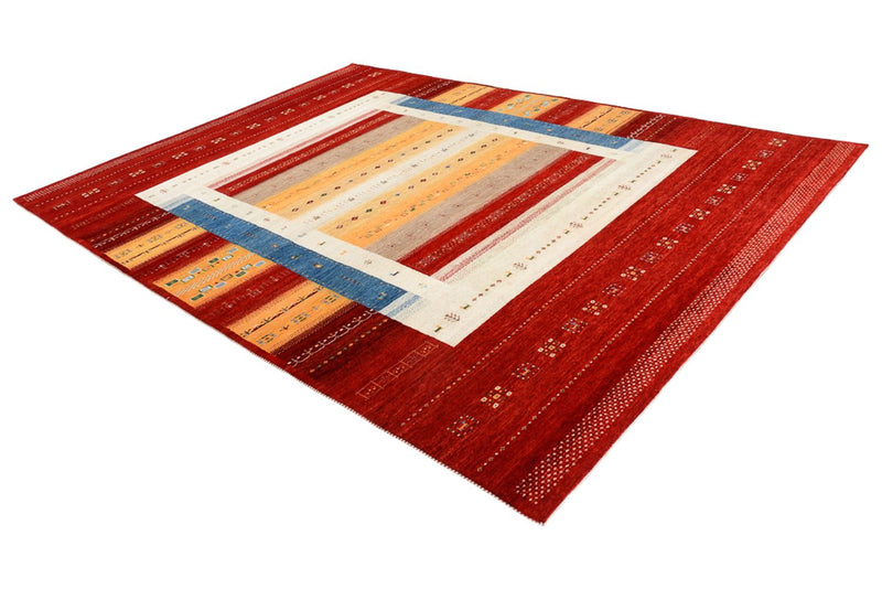 Gabbeh-tæppe - Loribaft Indus - 349 x 248 cm - flerfarvet